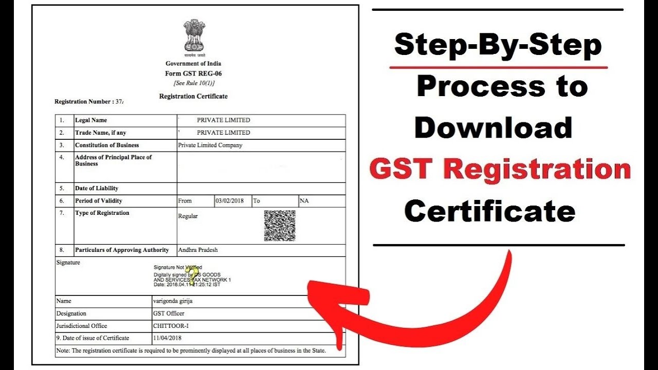 How to Download GST Registration Certificate